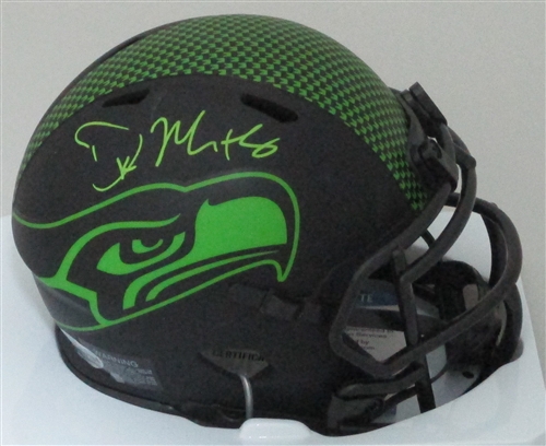 DK METCALF SIGNED SEAHAWKS ECLIPSE SPEED MINI HELMET - BCA