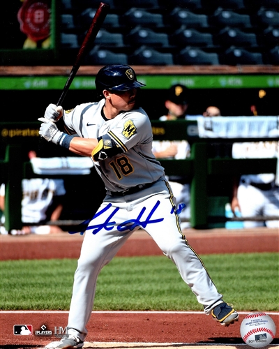 KESTON HIURA SIGNED 8X10 BREWERS PHOTO #7