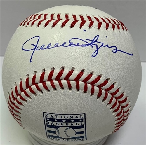 ROLLIE FINGERS SIGNED OFFICIAL MLB HOF LOGO BASEBALL - BREWERS - JSA