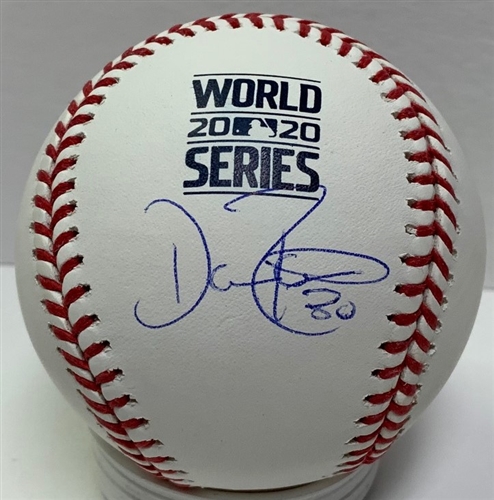 DAVE ROBERTS SIGNED OFFICIAL MLB 2020 WORLD SERIES LOGO BASEBALL - JSA