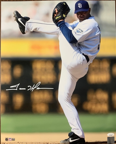 TREVOR HOFFMAN SIGNED 16X20 PADRES PHOTO #5 - JSA