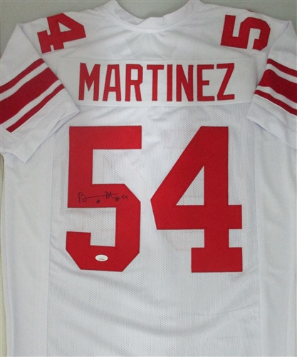 BLAKE MARTINEZ SIGNED CUSTOM REPLICA WHITE JERSEY - JSA