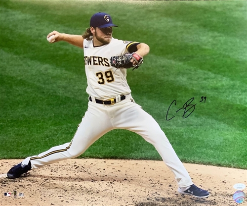 CORBIN BURNES SIGNED 16X20 BREWERS PHOTO #9 - JSA