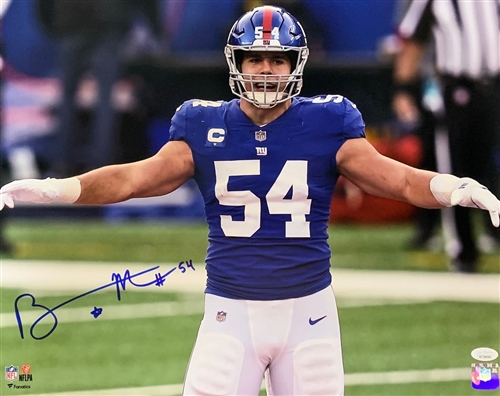 BLAKE MARTINEZ SIGNED NY GIANTS 16X20 PHOTO #3 - JSA