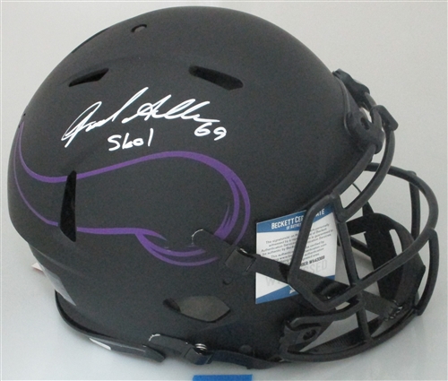 JARED ALLEN SIGNED FULL SIZE VIKINGS AUTHENTIC ECLIPSE HELMET W/ "SKOL"- BCA