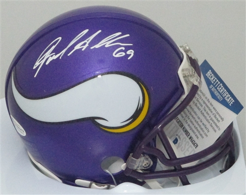 JARED ALLEN SIGNED RIDDELL VIKINGS MINI HELMET - BCA