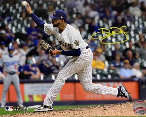 DEVIN WILLIAMS SIGNED 8X10 BREWERS PHOTO #8