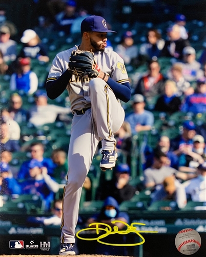 DEVIN WILLIAMS SIGNED 8X10 BREWERS PHOTO #6