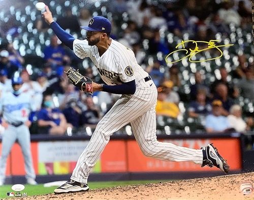 DEVIN WILLIAMS SIGNED BREWERS 16X20 PHOTO #8 - JSA