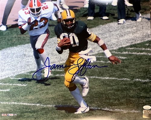 JAMES LOFTON SIGNED PACKERS 16X20 PHOTO #8 - JSA