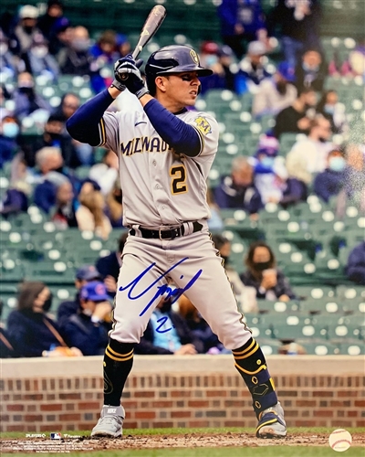 LUIS URIAS SIGNED 16X20 BREWERS PHOTO #1 - JSA