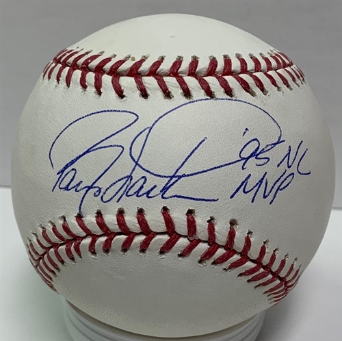 BARRY LARKIN SIGNED OFFICIAL MLB BASEBALL W/ '95 NL MVP - REDS - JSA