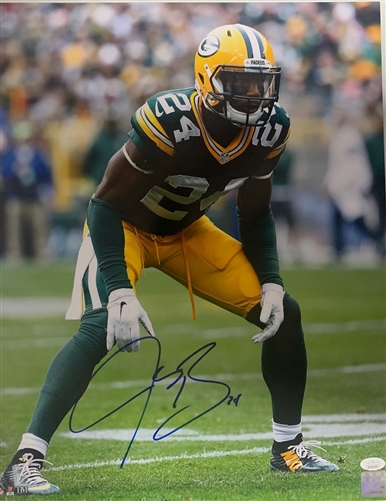 JARRETT BUSH SIGNED PACKERS 16x20 PHOTO #1 - JSA