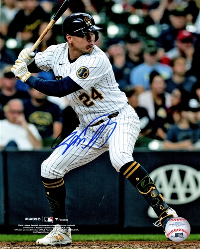 AVISAIL GARCIA SIGNED 8X10 BREWERS PHOTO #2