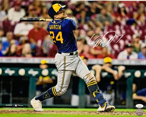 AVISAIL GARCIA SIGNED BREWERS 16X20 PHOTO #4 - JSA