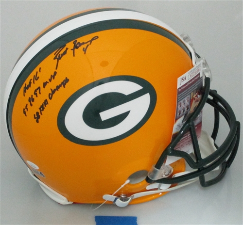 BRETT FAVRE SIGNED FULL SIZE PACKERS AUTHENTIC HELMET W/ 3 SCRIPTS - JSA