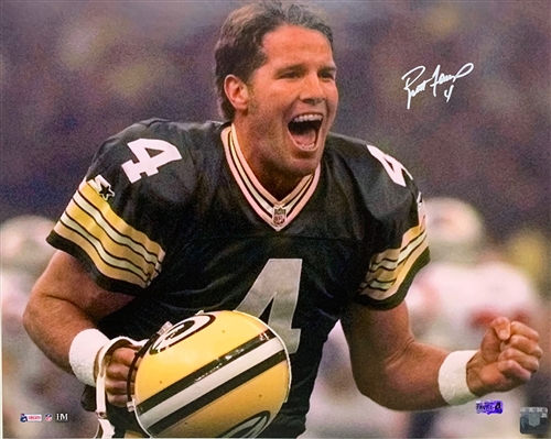 BRETT FAVRE SIGNED PACKERS 16X20 PHOTO #5 - JSA