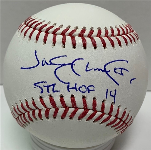 JIM EDMUNDS SIGNED OFFICIAL MLB BASEBALL W/ STL HOF 14 - CARDINALS - JSA