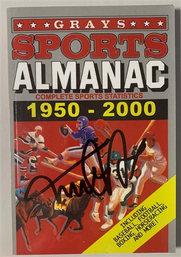 MICHAEL J. FOX SIGNED BACK TO THE FUTURE GRAYS SPORTS ALMANAC MAGAZINE