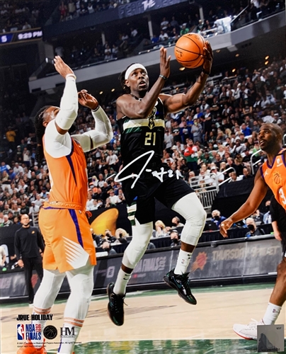 JRUE HOLIDAY SIGNED 8X10 BUCKS PHOTO #2