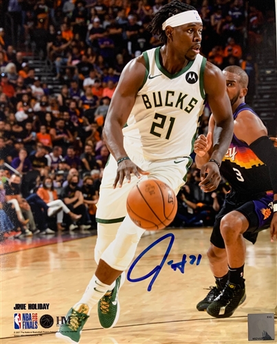 JRUE HOLIDAY SIGNED 8X10 BUCKS PHOTO #3