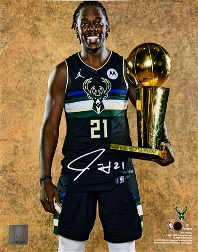 JRUE HOLIDAY SIGNED 8X10 BUCKS PHOTO #6