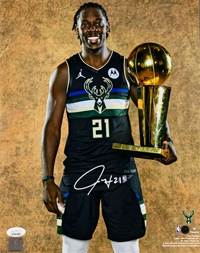 JRUE HOLIDAY SIGNED 11X14 BUCKS PHOTO #6 - JSA