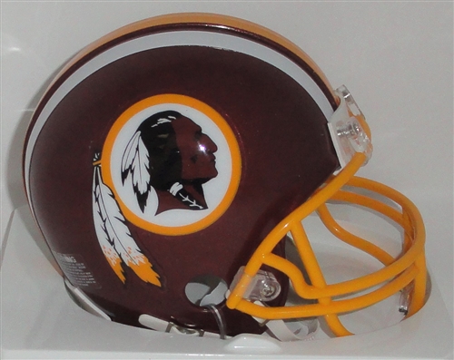 WASHINGTON REDSKINS UNSIGNED RIDDELL VSR4 MINI HELMET