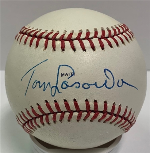 TOMMY LASORDA (D) SIGNED OFFICIAL 1989 ALL STAR LOGO BASEBALL - DODGERS - JSA