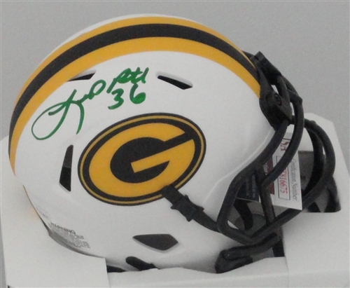 LEROY BUTLER SIGNED PACKERS LUNAR MINI HELMET - JSA