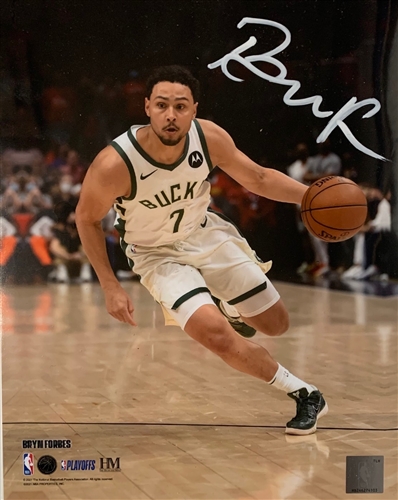 BRYN FORBES SIGNED 8X10 MILW BUCKS PHOTO #7