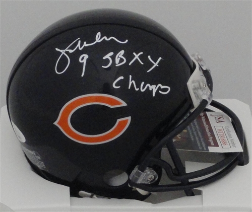 JIM McMAHON SIGNED BEARS MINI HELMET W/ SB CHAMP - JSA