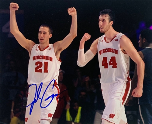 JOSH GASSER SIGNED 8X10 WI BADGERS PHOTO #5