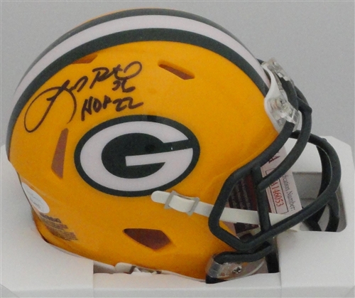 LEROY BUTLER SIGNED PACKERS SPEED MINI HELMET W/ HOF - JSA