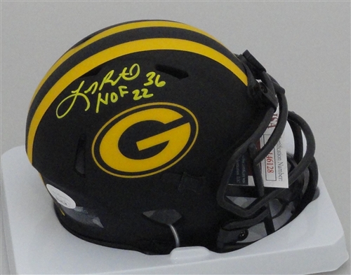 LEROY BUTLER SIGNED PACKERS ECLIPSE SPEED MINI HELMET W/ HOF - JSA