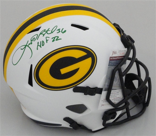 LEROY BUTLER SIGNED FULL SIZE PACKERS LUNAR SPEED HELMET W/ HOF - JSA