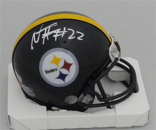 NAJEE HARRIS SIGNED STEELERS MINI HELMET - FAN