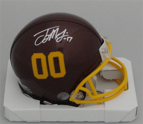 TERRY McLAURIN SIGNED WASHINGTON COMMANDERS MINI HELMET - BAS