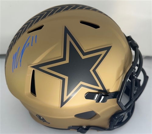 MICAH PARSONS SIGNED FULL SIZE COWBOYS SALUTE REPLICA SPEED HELMET - FAN