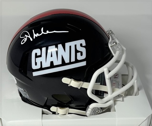 OTTIS ANDERSON SIGNED NY GIANTS SPEED MINI HELMET - BAS