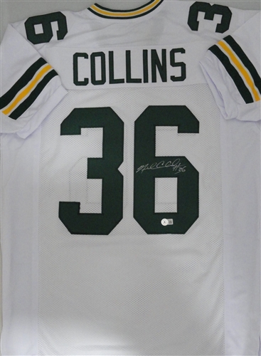 NICK COLLINS SIGNED CUSTOM REPLICA PACKERS WHITE JERSEY - BAS