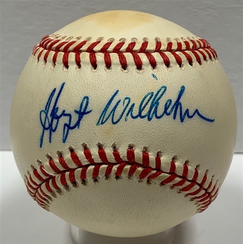 HOYT WILHELM (D) SIGNED OFFICIAL AMERICAN LEAGUE BASEBALL - ORIOLES - JSA