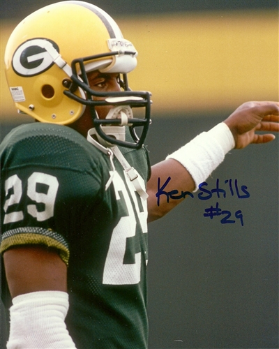 KEN STILLS SR. SIGNED 8X10 PACKERS PHOTO #2