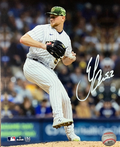 ERIC LAUER SIGNED 8X10 BREWERS PHOTO #2