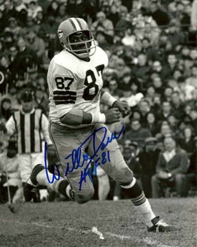 WILLIE DAVIS SIGNED 8X10 PACKERS PHOTO #11