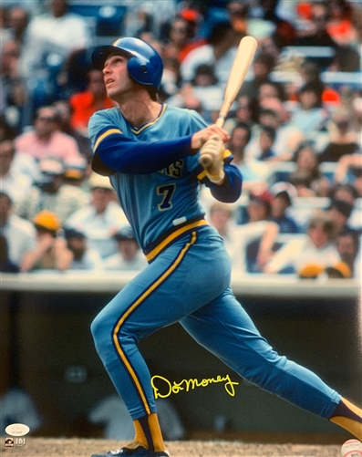 DON MONEY SIGNED 16X20 BREWERS PHOTO #8 - JSA