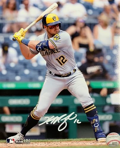 HUNTER RENFROE SIGNED BREWERS 8X10 PHOTO #3