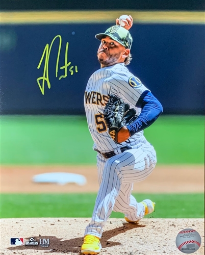 FREDDY PERALTA SIGNED 8X10 BREWERS PHOTO #10