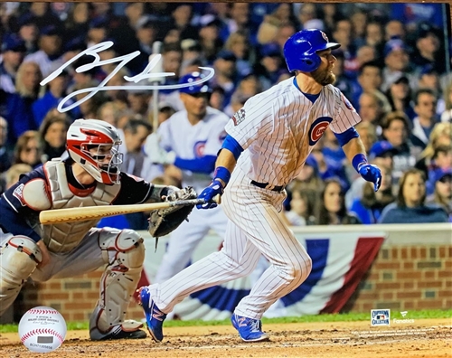 BEN ZOBRIST SIGNED CUBS 8X10 PHOTO #3