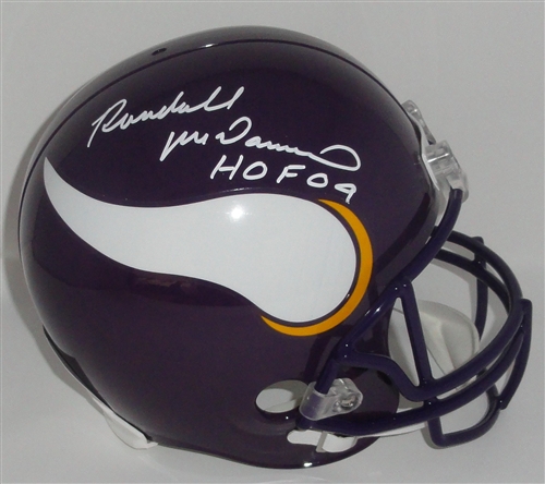 RANDALL McDANIEL SIGNED FULL SIZE VIKINGS REPLICA HELMET - JSA